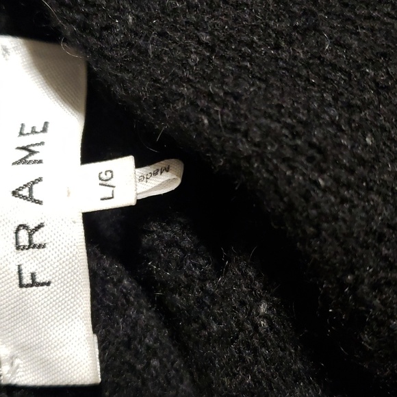 FRAME 100% cashmere funnel neck sweater - Picture 7 of 13